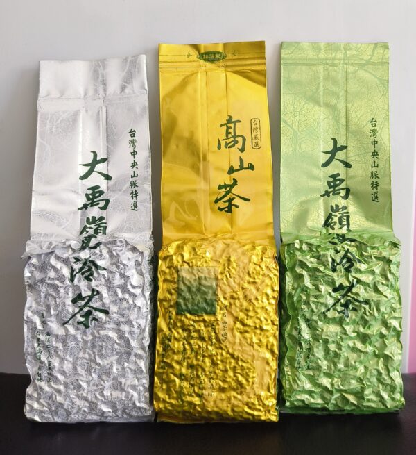 各式高山茶葉--紅茶、綠茶